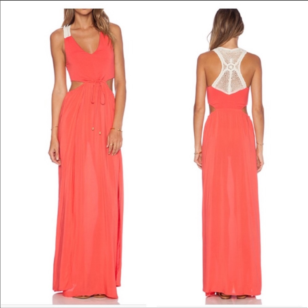 L*Space Wonderwall Cutout Maxi Dress-NWT, Size M